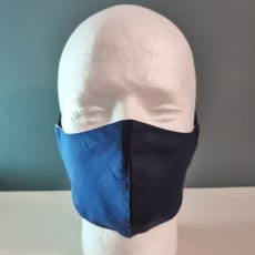 Kasvomaski yksivärinen sininen